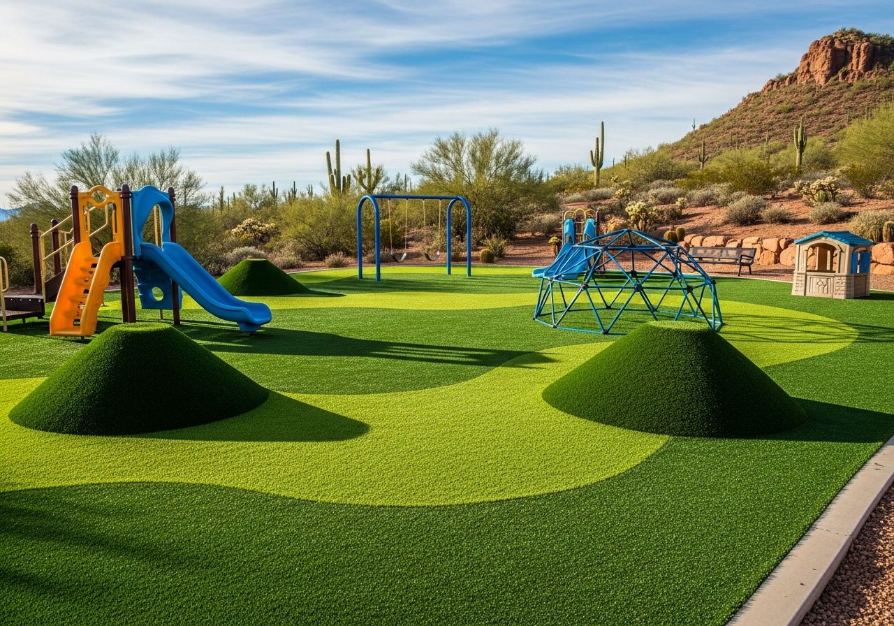 Low maintenance turf